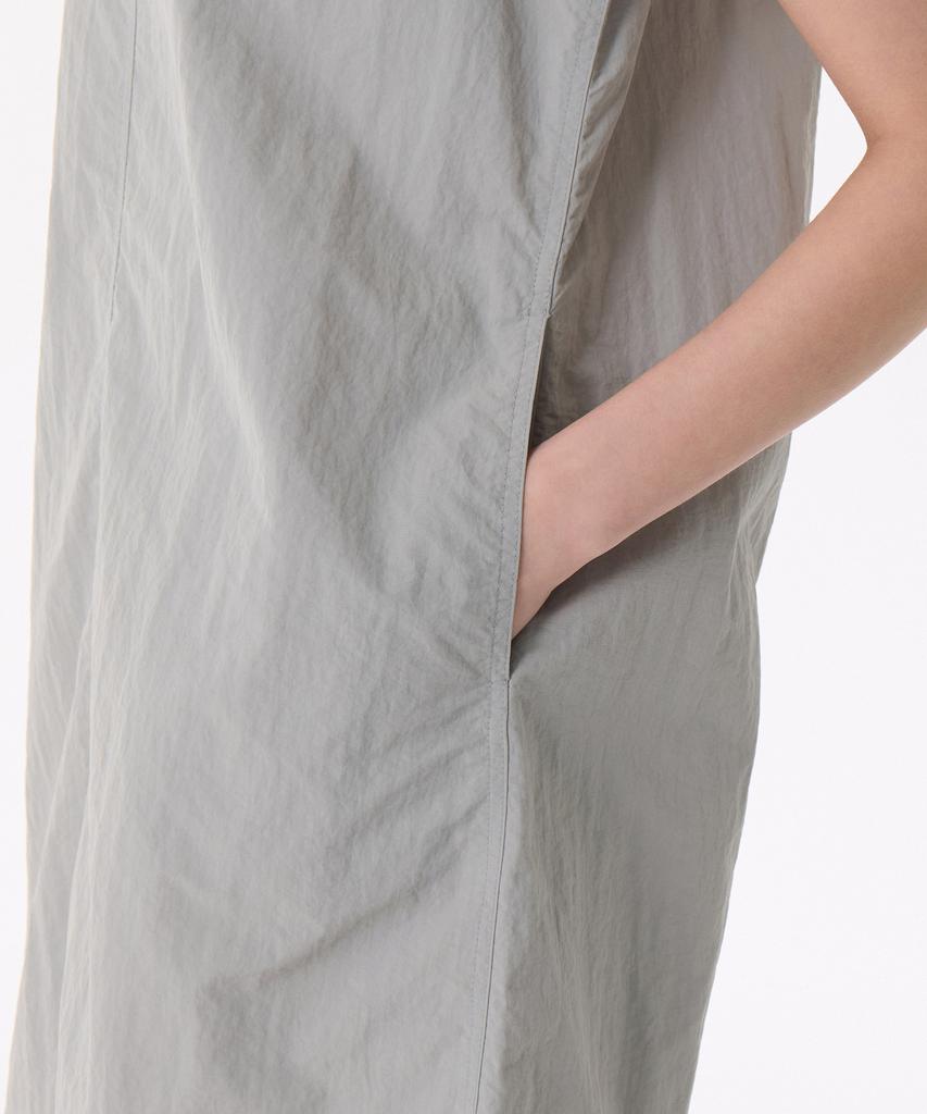 Musinsa Standard Woman Women'S Nylon Mini Dress [Light Grey]