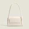 Simple New Women's Bag, High-end Solid Color Underarm Bag, Versatile Styling Small Square Bag, Shoulder Texture Flip Bag.