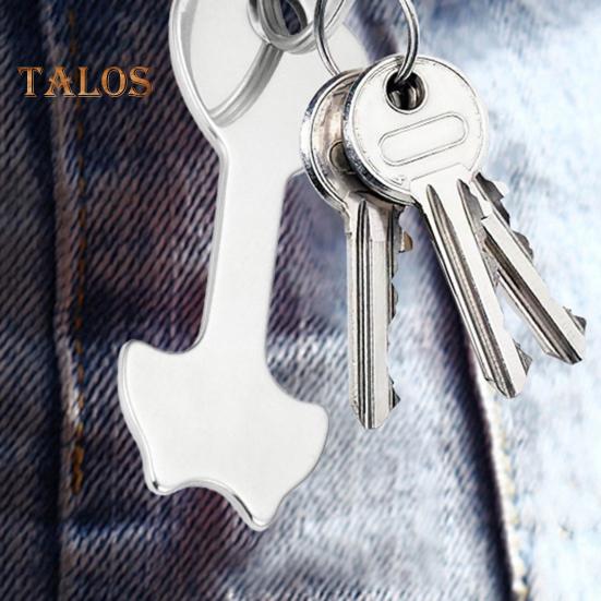 4 шт. брелок-жетон для галстука, титановая стальная тележка для покупок, портативный кулон в виде монеты, держатель для ключей с металлическим рычагом для снятия