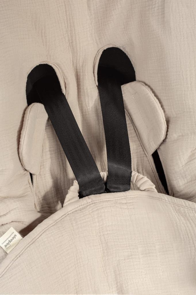 Muslin Wrap/Blanket For Car Seat Sand