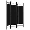 VidaXL Room Divider 4 Panels Black 160 X 180 Cm