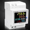 6 In 1 100A DIN Rail AC Power Meter. AC Power Meter Din Rail