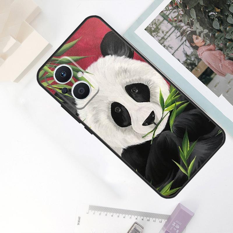 Чехол с милым мишкой-пандой Для OPPO Reno 11F 4Z 5Z 8T 10 Pro 4 6 7 8 5 Lite OPPO Find X6 Pro X2 X3 X5 Lite Обложка