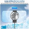 Mute Portable Phone Cooler Air-Cooled Mini Cooling Fan Phone Cooling Fan  for Gaming Enthusiasts