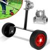 Lawn Mower Support Wheel Adjustable Weed Trimmer Auxiliary Wheels Garden Lawn Mower Cutter Replacement Power Tool Accessories