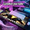 Custom Name Personalized Black Adam Pattern Mousepad, Laptop PC Desk Mat, Decorative Desk Mat for Home Keyboard Pad Gift