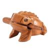 Wooden Wooden Lucky Frog Yeliow Solid Wood Carved Frog  Personal Collection