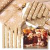 Xmas Tree Kraft Paper Snowflake Christmas Decoration Party Supplies Scrapbook Gift Wrapping Paper