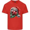Welsh Christmas Skull Xmas Wales Flag Biker Rugby Unisexs Light Cotton TShirt