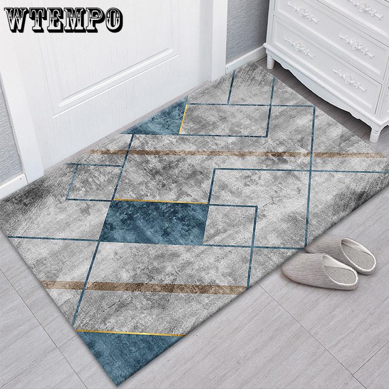 Ковер Современный и минималистский коврик для двери в гостиную и ванную комнату, коврик для входа