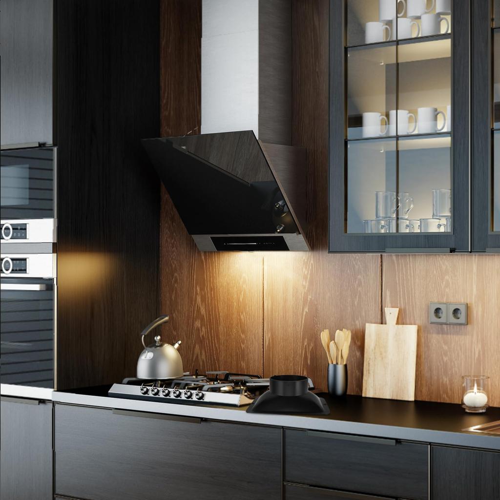 VILLCASE Duct Connector, 4.7 x 5.7 inches, Square Ventilation Interface, Straight Dust Collection Hose Fitting, DIY Range Hood Replacement Part