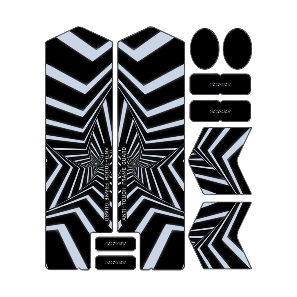 Светоотражающие наклейки на вилку велосипеда, устойчивая к царапинам защитная вилка для горного велосипеда, съемная наклейка для дороги