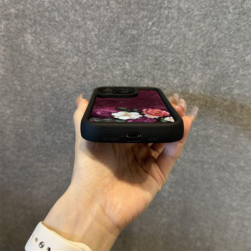 Силиконовый мягкий чехол для телефона с принтом винных красных цветов для Xiaomi Redmi Note 14 13 12 11 Pro Plus 4G 5G 12S 11S Redmi 15C 14C 13