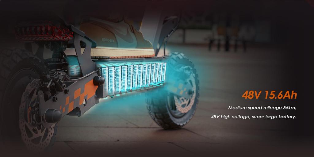 Электросамокат Kukirin G2 10" 800 Вт Мотор Максимальная скорость 45 км/ч Электросамокат для взрослых 48 В 15,6 Ач Запас хода 55 км Нагрузка 120 кг Новый