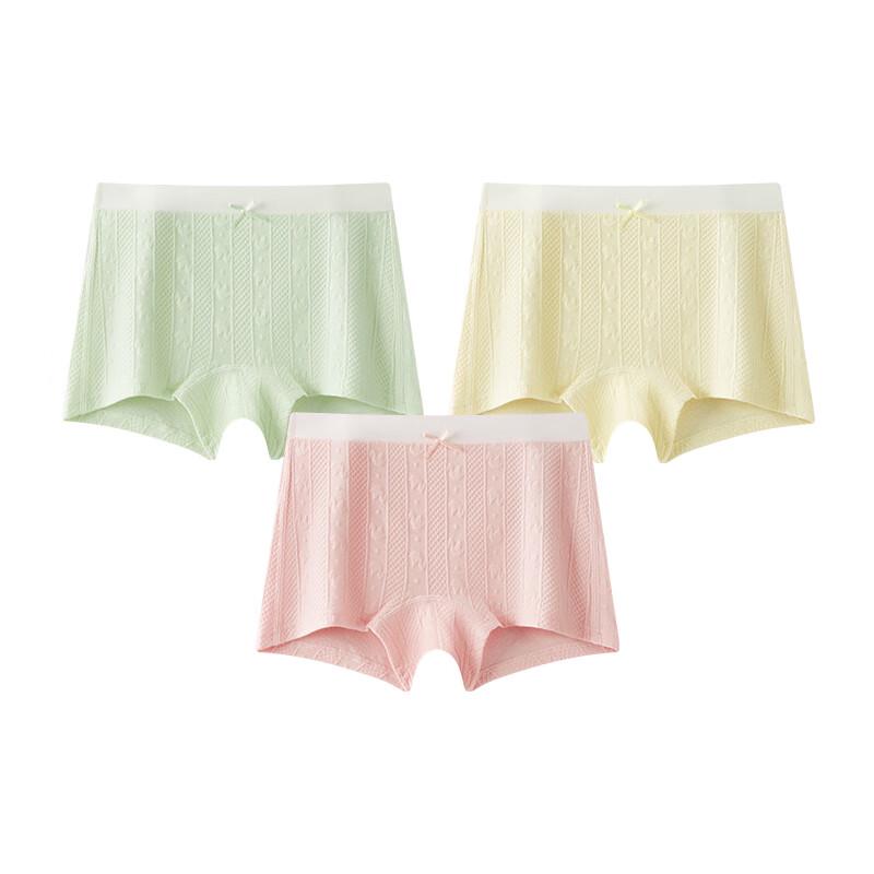 Хлопковые антибактериальные боксеры для девочек Hongdou (3-Pack)