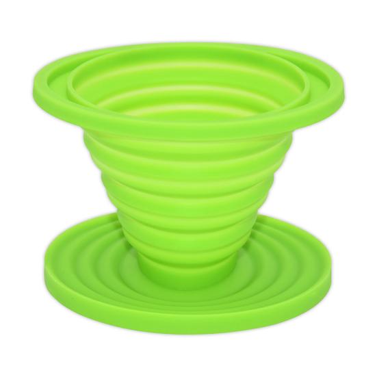 Collapsible Coffee Filter Funnel Heat Resistant Silicone Coffee Funnel Portable Coffee Brewing Tools