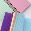 Portable Notebook Horizontal Line Coil Note Book Simple Pocket Index Card  Students