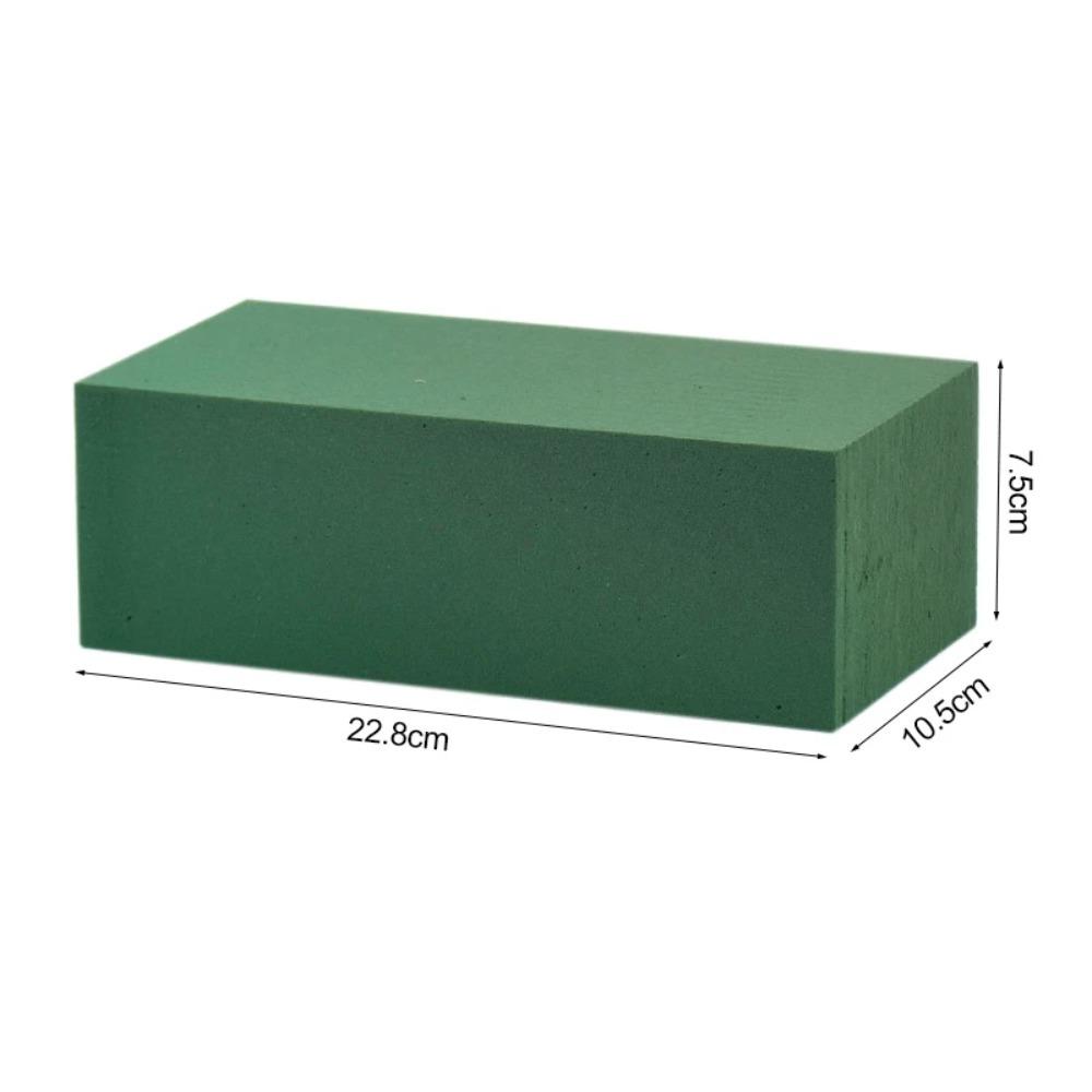 2/4/6pcs Rectangle Floral Foam Brick Green Artificial Flower Mud  DIY Crafts Supplies