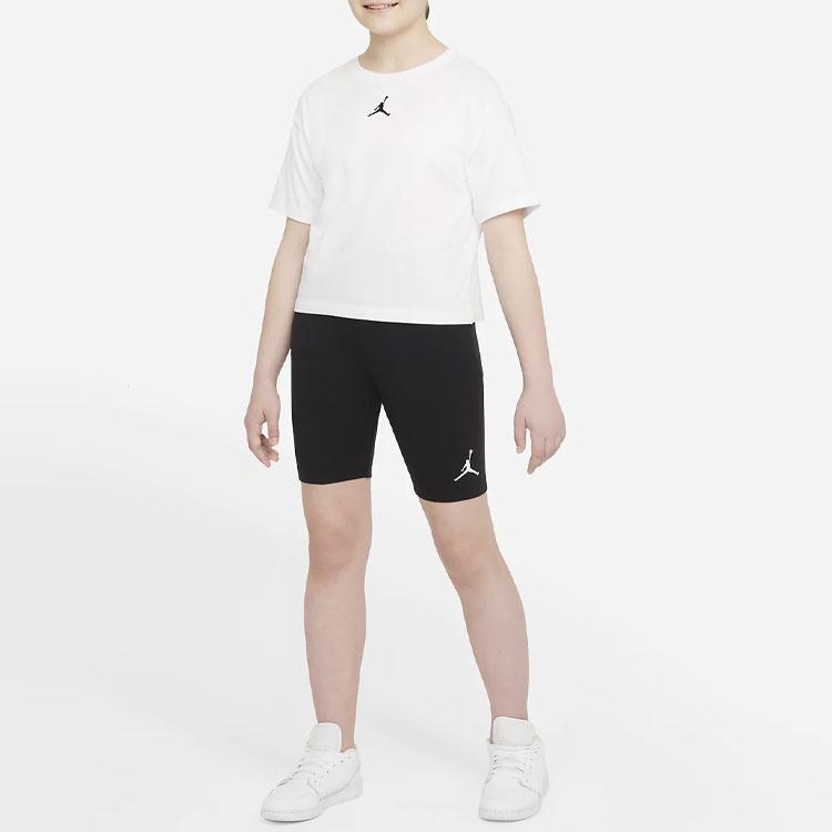 (GS) Air Jordan Essentials Bike Shorts 'Black' Kids' DO2776-010