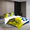 3 предмета Постельное белье ФК Бейтар Иерусалим Израильский футбол Постельный комплект Односпальный Полуторный Двуспальный Кинг-сайз Полный комплект Постельное белье Постельные принадлежности для детей