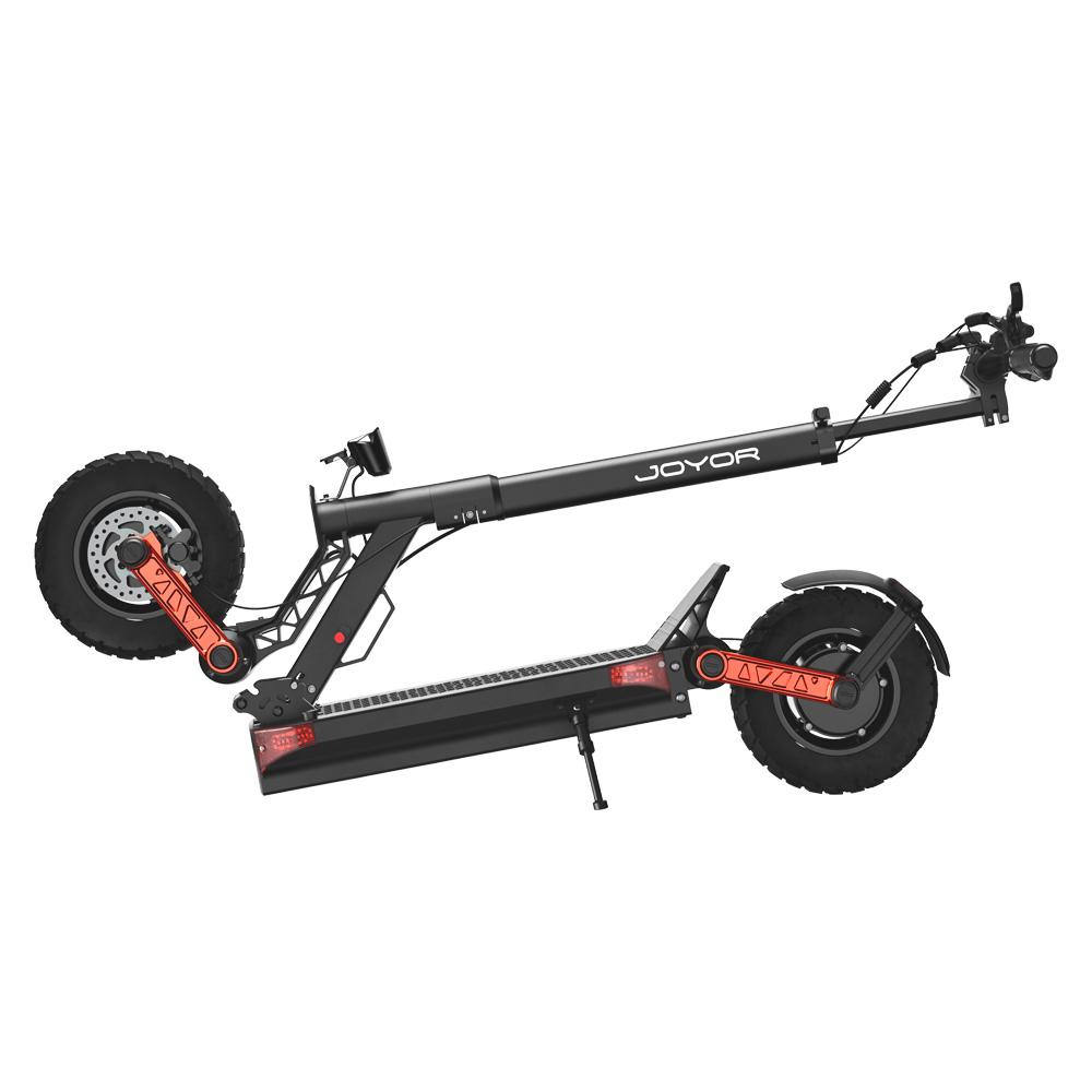 Joyor S10-S-Z Городской и Внедорожный Электросамокат 2×1000Вт, 60В18Ач, До 60км/ч, 10" Пневматические Шины, Дисковые Тормоза, Круиз-Контроль, Складной Электросамокат для Взрослых