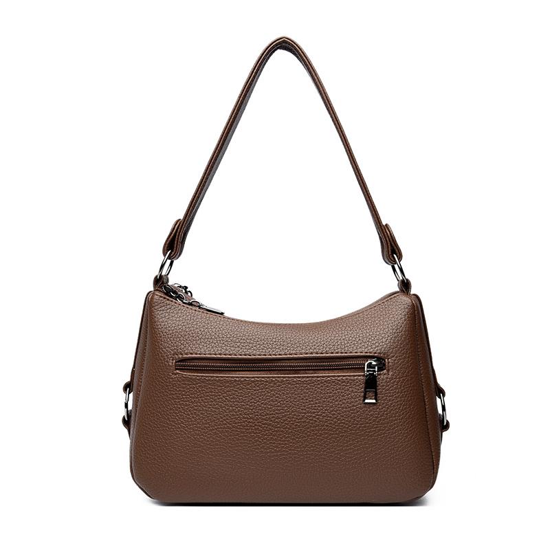 Женская сумка через плечо из ПУ большой вместимости