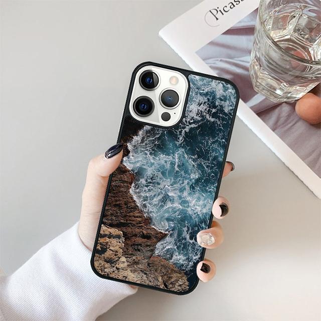 Волны Морская вода Ракушка Для iPhone 17 Air 15 16 14 13 12 Pro Max 11 Pro Max Plus Чехол для телефона