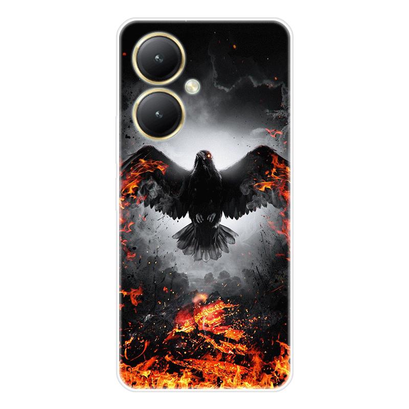 Для Vivo Y27 4G Y 27 5G чехол Мягкая силиконовая задняя крышка Чехол для телефона с рисунком из мультфильма Разнообразие