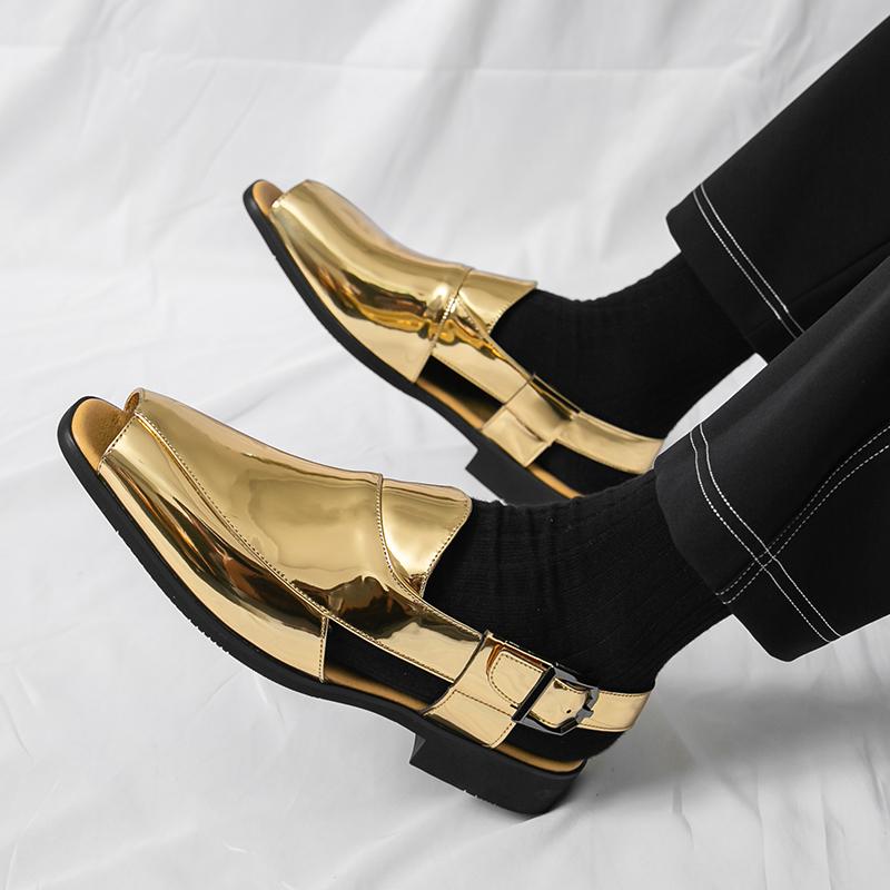 Fashion Casual Party Men's Summer Shoes Fashion Designer's New Style Nightclubs and Hairstylists Daily Breathable Walking Shoes 38-46