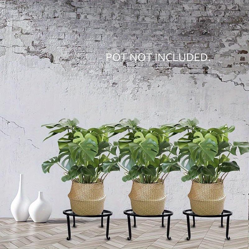 Iron Potted Stander Flower Pot Rack Stand Basion Display Shelf Garden Plant Flower Holder Balcon Round Decor Rack Decoration