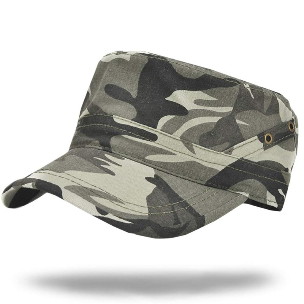 WHITE FANG Military Cap Hat Work Cap Camouflage Casual Outdoor CA111 Camouflage Men's (01 Green)