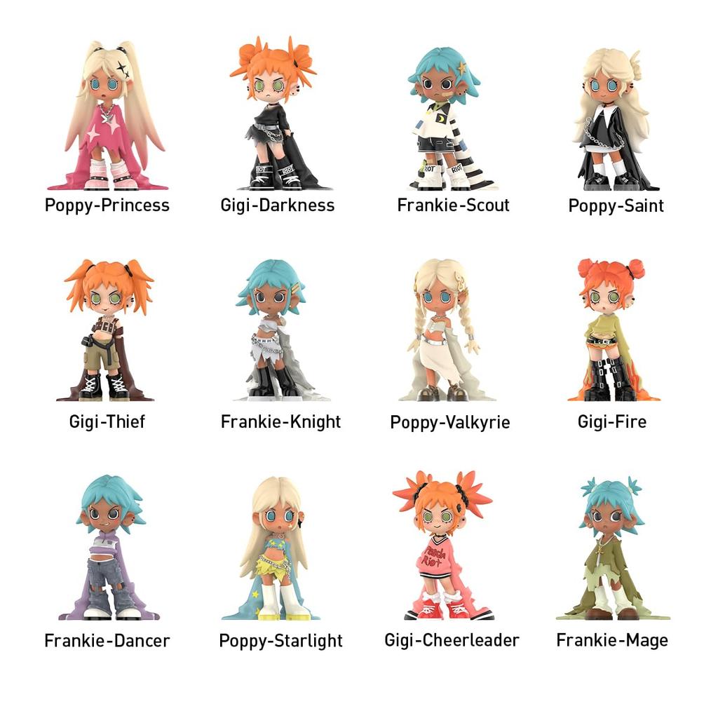 POP MART Lil Peach Riot Series Pop Mart Gacha Gacha Blind Box Фигурка Пластиковая модель Премиум Игрушка ПВХ Мягкий винил Оригинальный персонаж Подарок на день рождения