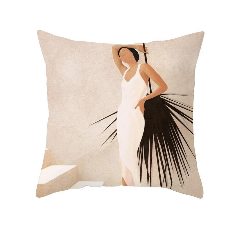 Abstract Painting Decorative Pillowcase Living Room Office Home Pillowcase Car Ornaments