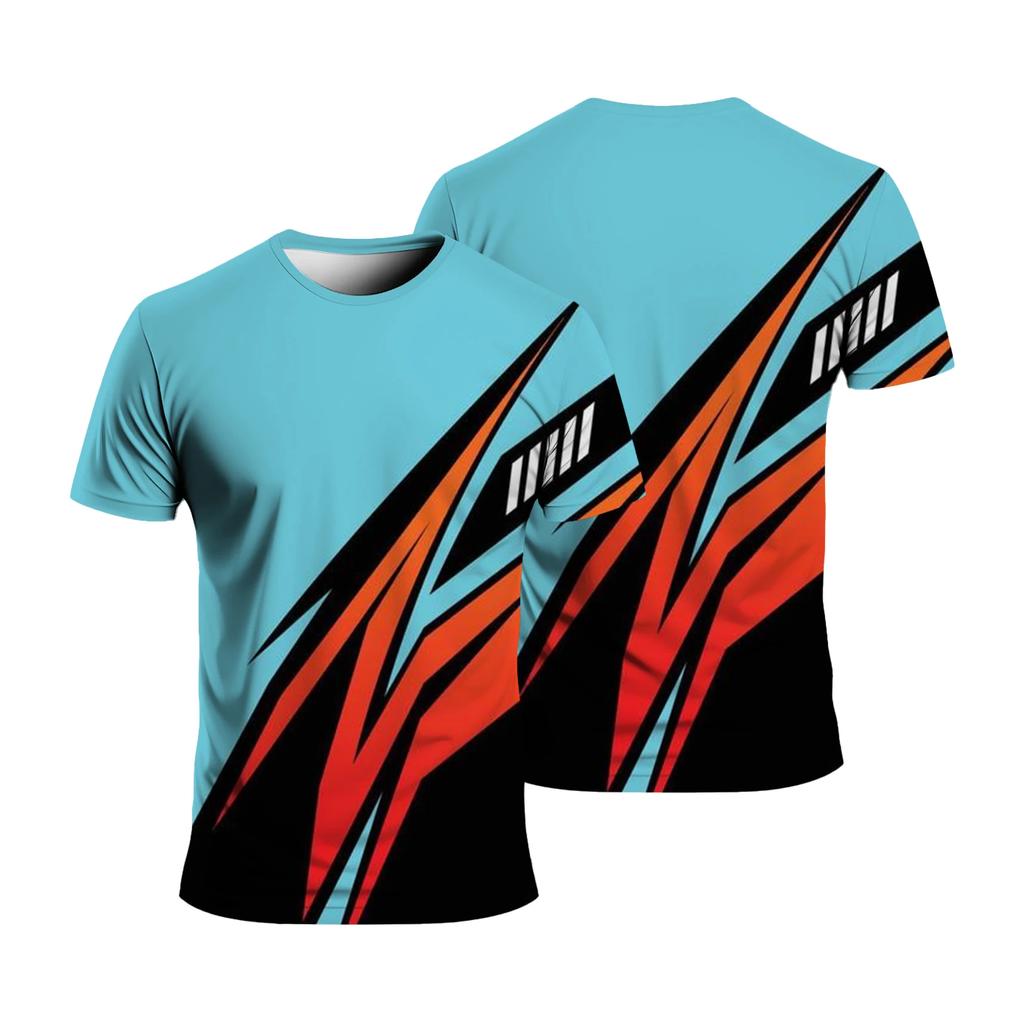 Summer Fashion Sport Quick Dry Men Loose Comfortable Daily Casual Round Neck Short-sleeved T-shirt Can Add Diy Logo Tops