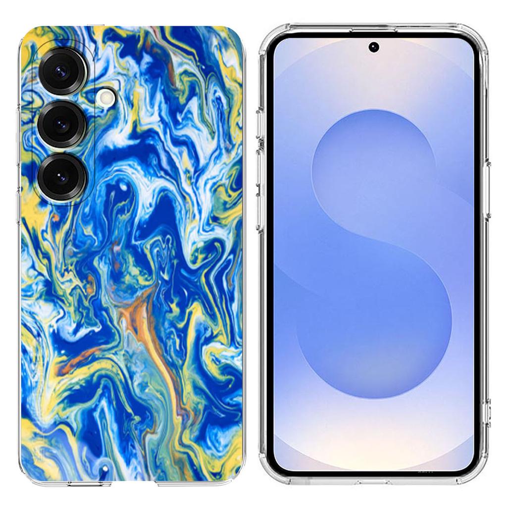 For Samsung Galaxy S24 FE Case Marble Pattern Printing Soft TPU Phone Cover