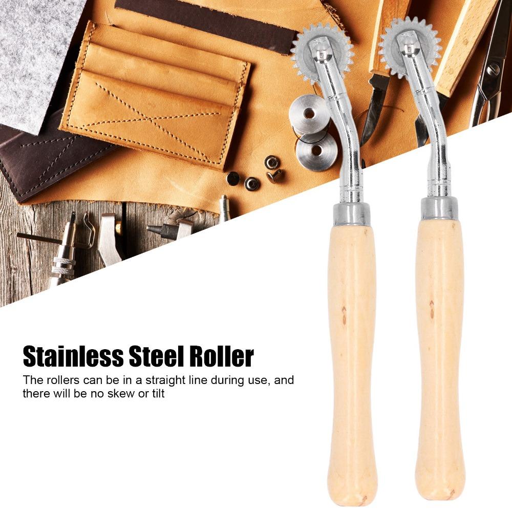 2PCS Strong Clamping Force Tracing Wheel Tool Stainless Steel Tracing Wheel For Cloth Paper