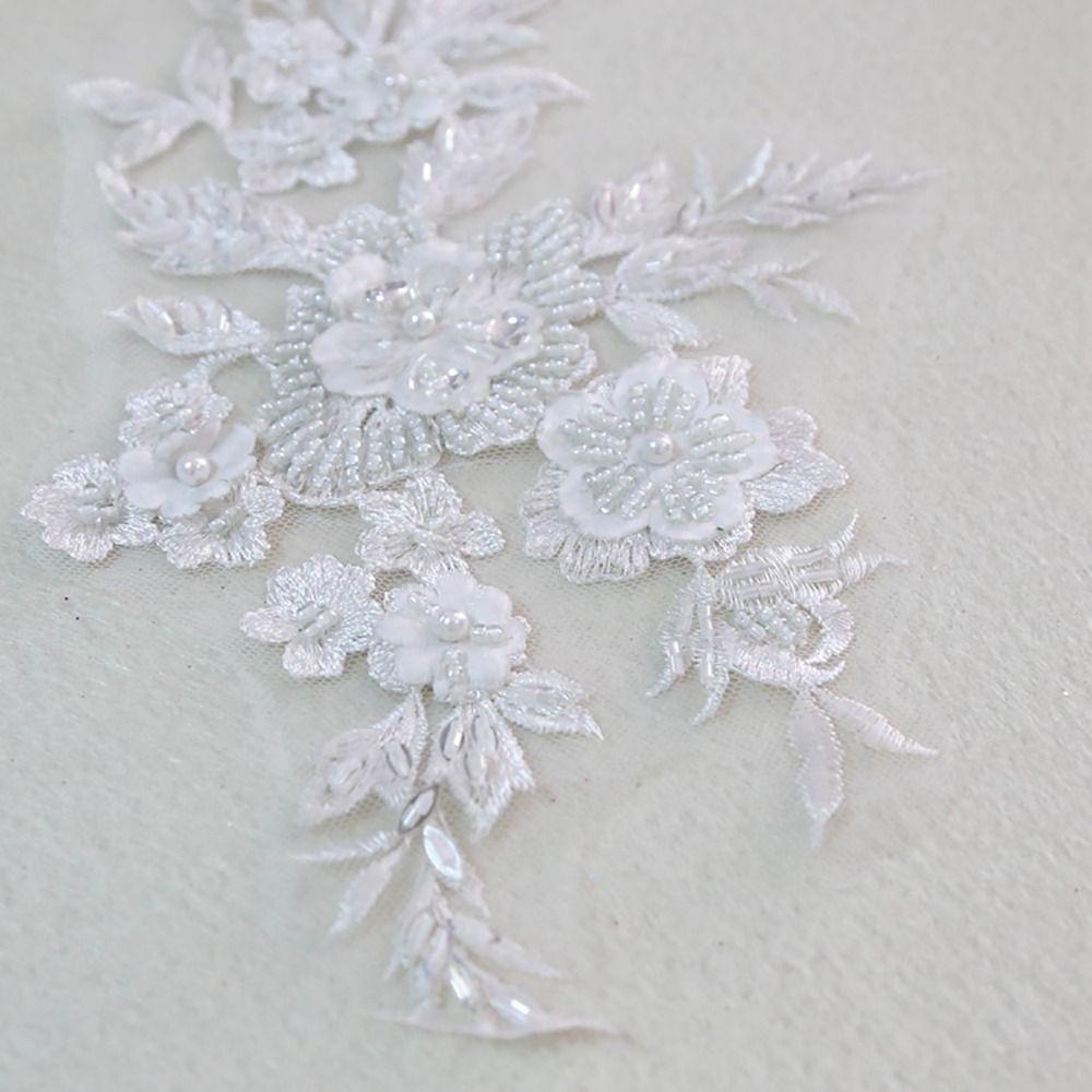 Sequin Embroidery Embroidered Floral Patches DIY Sequins Patches Stage Costumes