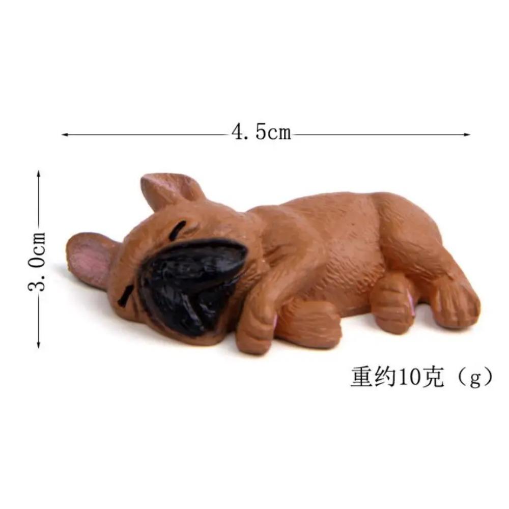 Крутой французский бульдог дворецкий декор с подносом большая пасть собаки статуэтка домашний декор ящик для хранения животных смоляная скульптура фигурка искусство подарок