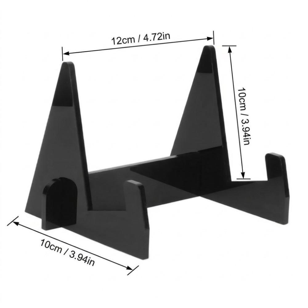 Acrylic Acrylic Book Display Stand Adjustable Bookrack Portable Bookshelf Office Desks