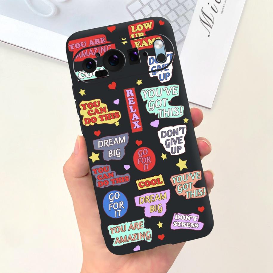 Для чехла Google Pixel 9 Pro Чехол для телефона Милый Астронавт Утка Корова Ударопрочный Силиконовый Мягкий Чехол Для Google Pixel 9 Pixel9 Оболочка