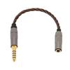 4.4mm Balanced Male To 3.5mm Stereo Female Headphone Cable Gold Plated Portable Headphone Adapter Cable for Music Lovers