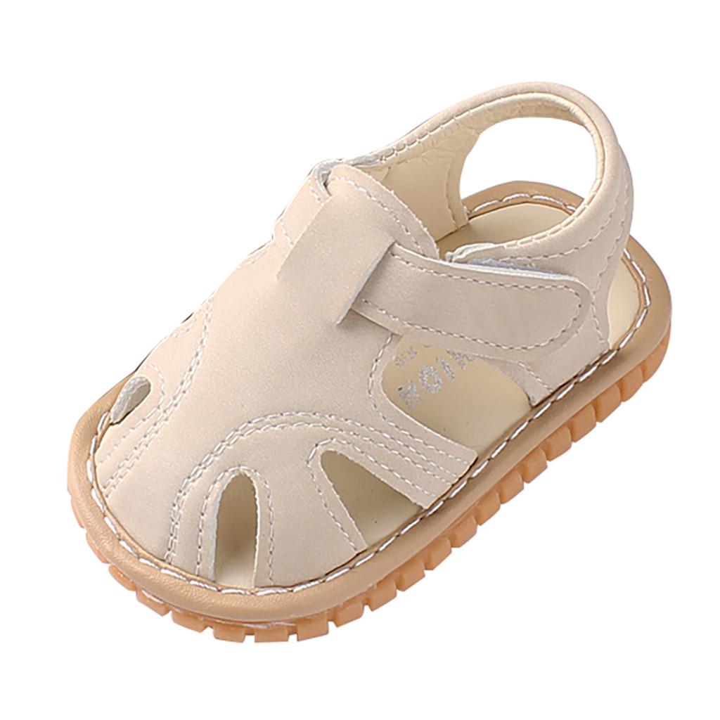 Newborn Baby Girls Boys Roman Shoes Sandals First Walkers Soft Sole Shoes