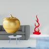 Современная скульптура-фигурка Пламя из смолы Абстрактный Фрукт Огонь Украшение Искусство для Столешницы Книжной полки Обеденного стола