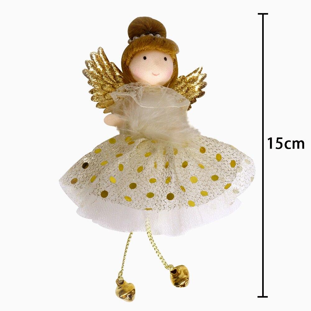 Рождественские украшения, кукла-ангел, игрушка, подвесной кулон, елочные украшения, рождественские украшения для дома, Новый год