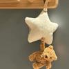 Little Bear Moon Crib Mobile - Plush Music Box Toy with Pull Ring for Qixi Festival