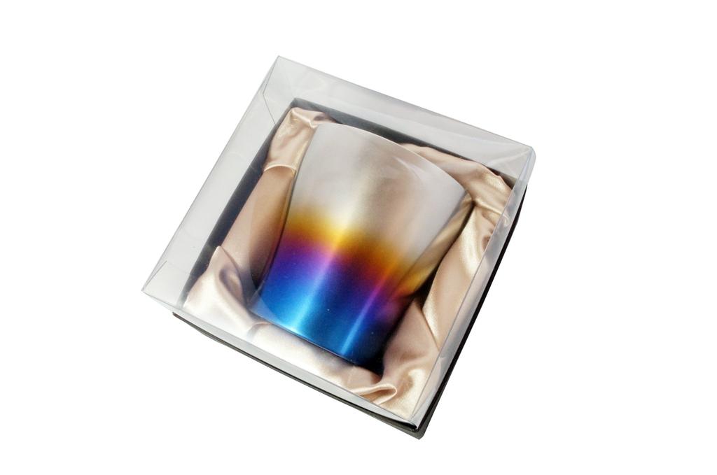 Двойной стакан HORIE из чистого титана 250 куб. см Fireburn T15FB250 из префектуры Ниигата Цубамэ,