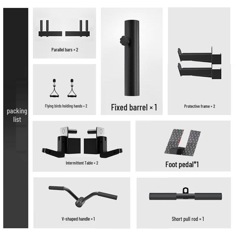 FEEBO Multi-functional Squat and Bench Press Gym Rack