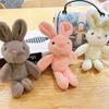 Car Keyring Key Chain Bunny Plush Doll Rabbit  Plush Doll Plush Keyring Bunny Plush Keychain