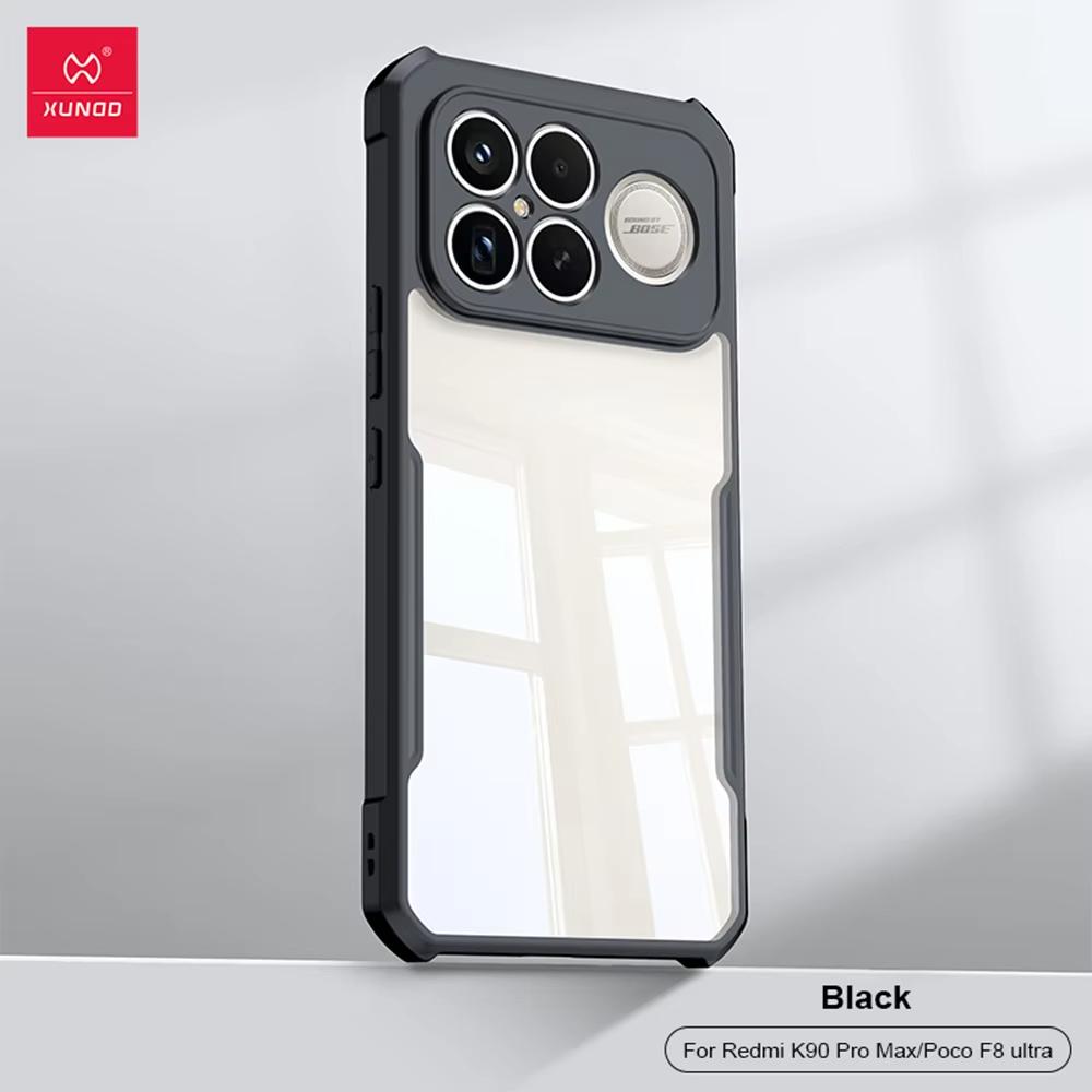For Xiaomi Redmi K90 Pro Max Case Redmi K90 Casing XUNDD Transparent Phone Cover Airbag Shockproof Bumper Protective Cases