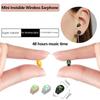 Mini Invisible Wireless Earphone Bluetooth 5.3 In-ear Headphones Noise Reduction HiFi Stereo Earbuds with Microphone TWS Headset